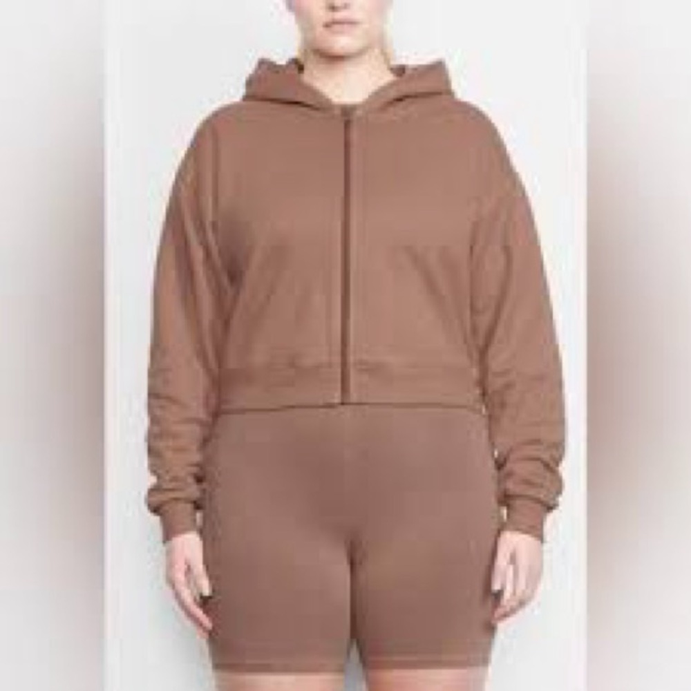 🪽SOLD🪽Skims Outdoor Fleece Zip Up Hoodie 🐫 - Picture 3 of 16